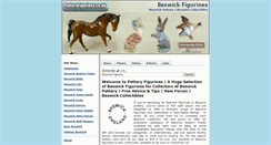 Desktop Screenshot of potteryfigurines.co.uk